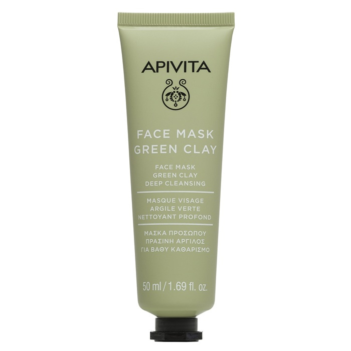 APIVITA, GREEN CLAY veido kaukė, su žaliuoju moliu, 50ml