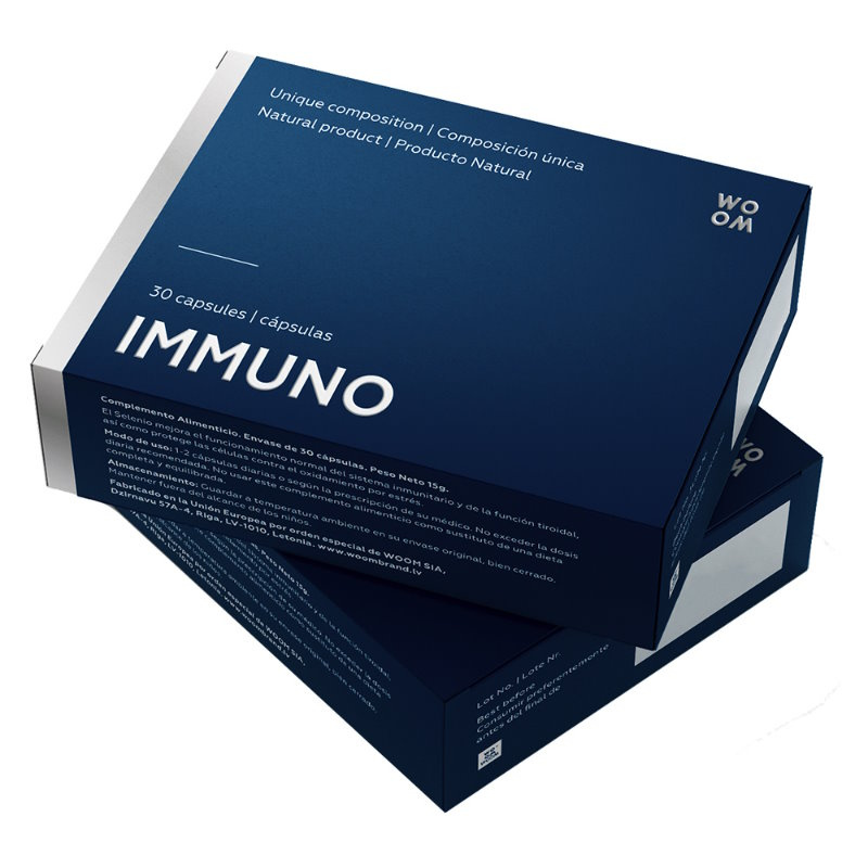 WOOM IMMUNO, maisto papildas, 30 kap.