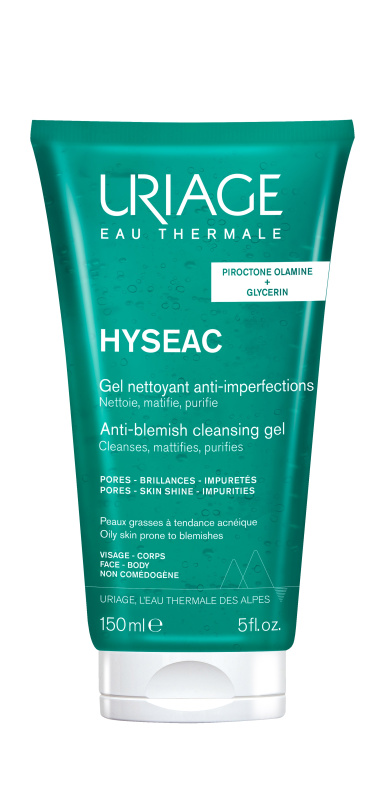 URIAGE, HYSEAC gelinis prausiklis, 150ml