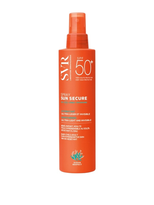 SVR, SUN SECURE apsauginis purškalas SPF50+, 200ml