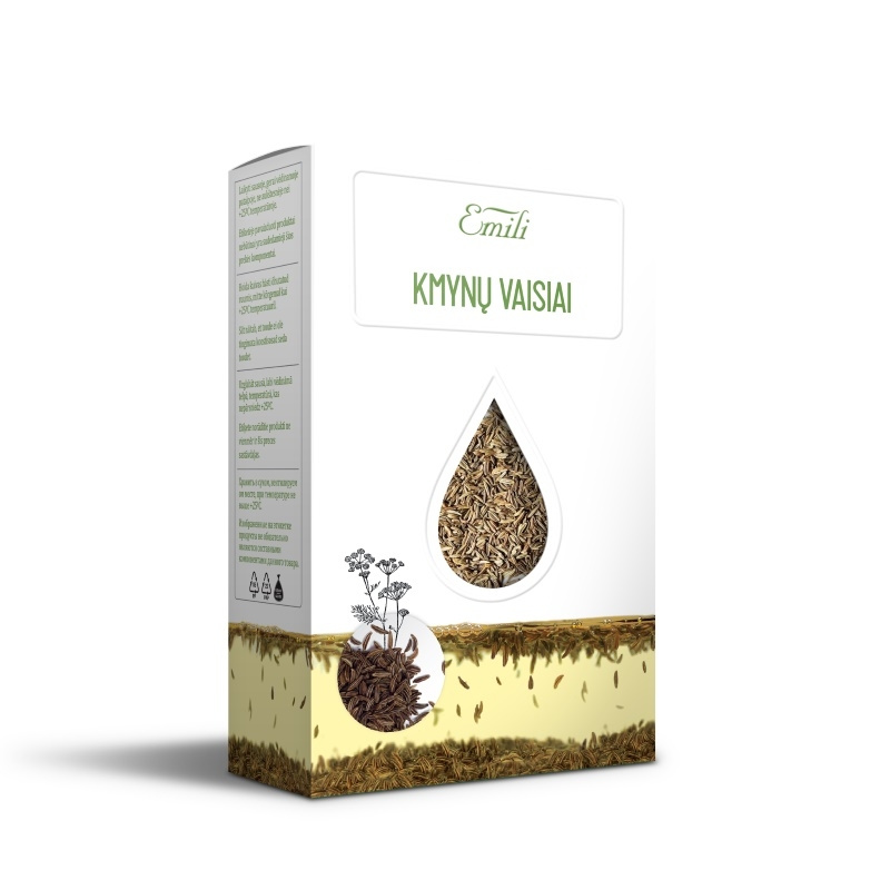Kmynų vaisiai (fr. Carvi) 50g Emili