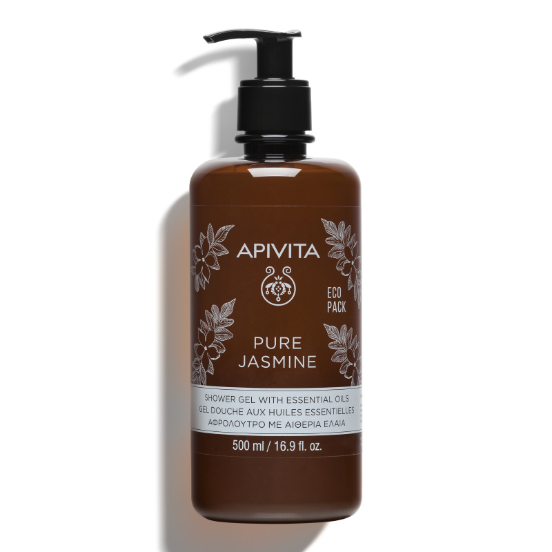 APIVITA Prausiklis su jazminais, drėkinamasis, 500ml