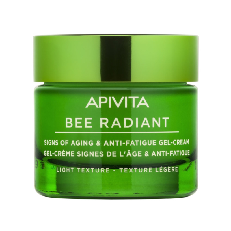 APIVITA BEE RADIANT LIGHT veido kremas, normaliai-mišriai odai, 50ml