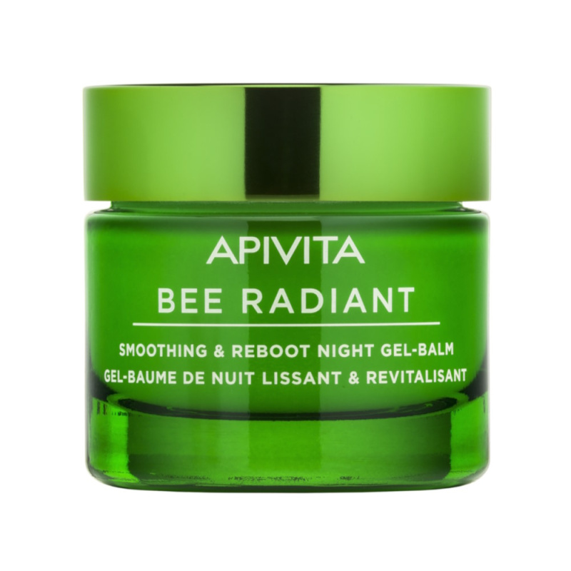 APIVITA BEE RADIANT NIGHT naktinis veido gelis-balzamas, 50ml