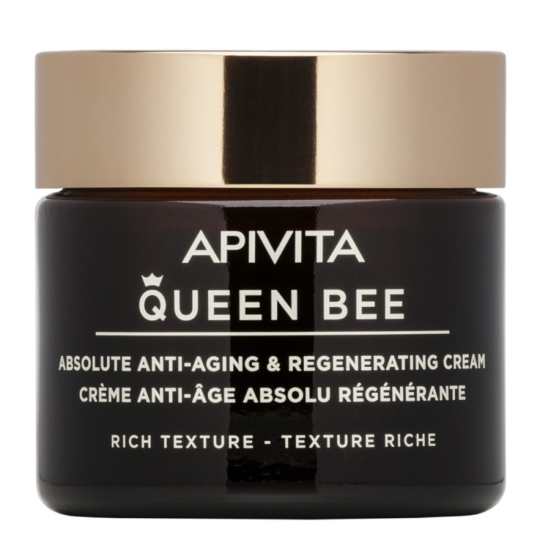 APIVITA QUEEN BEE RICH veido kremas sausai odai, 50ml