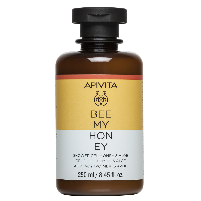 APIVITA Prausiklis Bee My Honey, su medumi/alaviju, drėkinamasis, 250ml