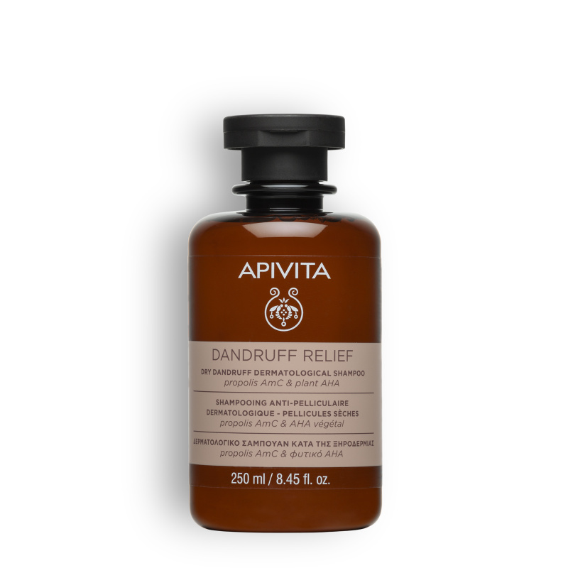 APIVITA, šampūnas DANDRUFF RELIEF, esant sausoms pleiskanoms, 250ml