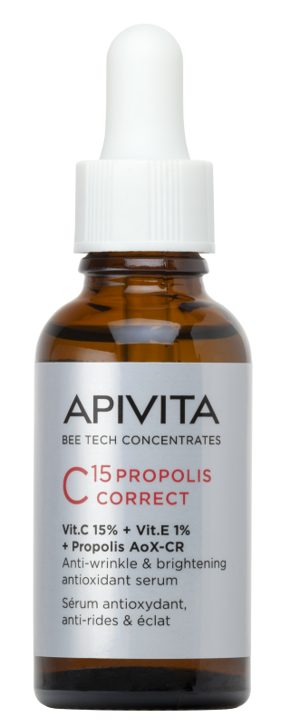 APIVITA, C15 PROPOLIS CORRECT veido serumas, 30ml