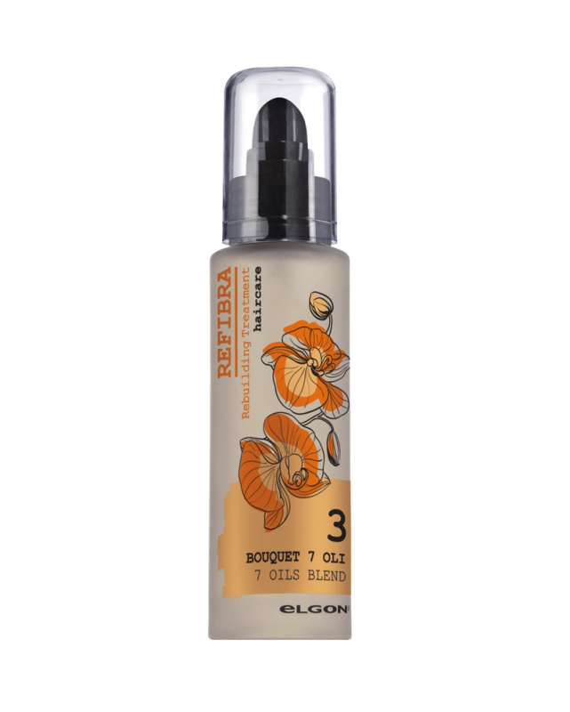 ELGON aliejus sausiems plaukams REFIBRA 7 OILS BLEND, 50 ml