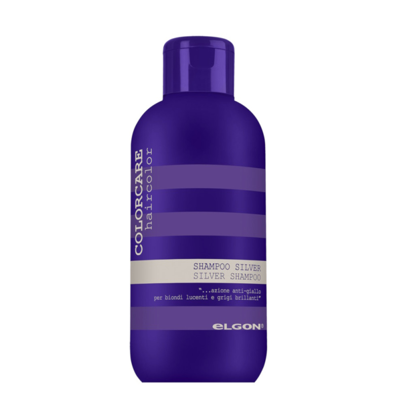 ELGON COLORCARE szampon usuwający niepożądany żółtawy odcień włosów SILVER SHAMPO pH 6, 300 ml