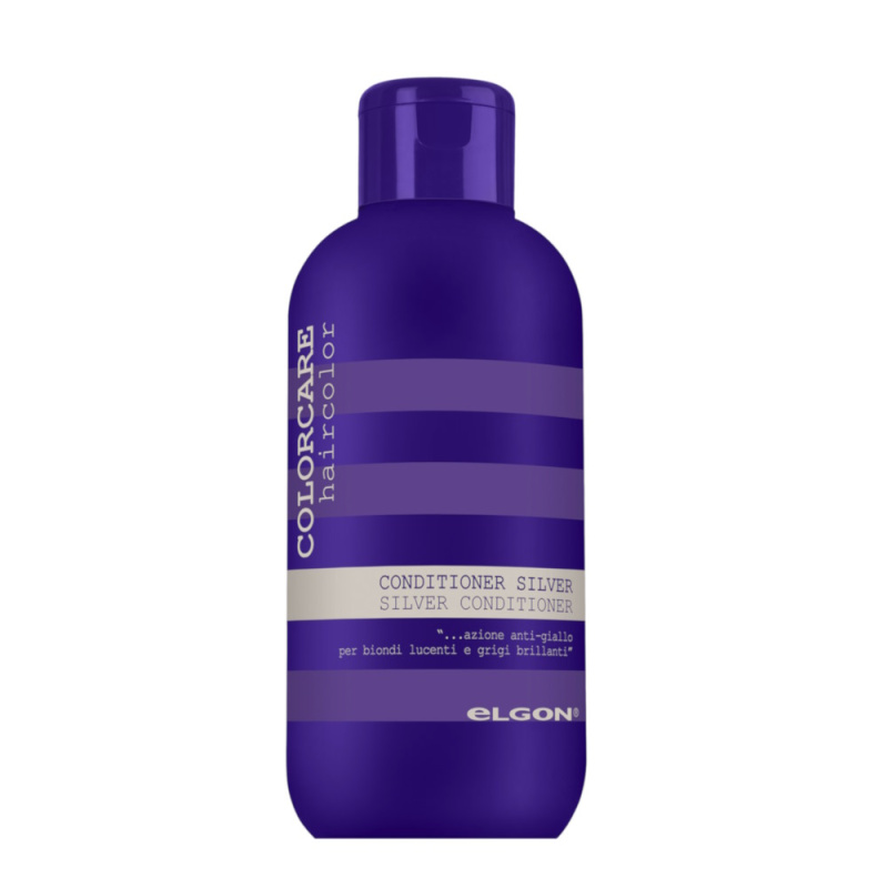 ELGON COLORCARE kondicionierius šalinantis nepageidaujamą gelsvą plaukų atspalvį SILVER CONDITIONER, 300 ml