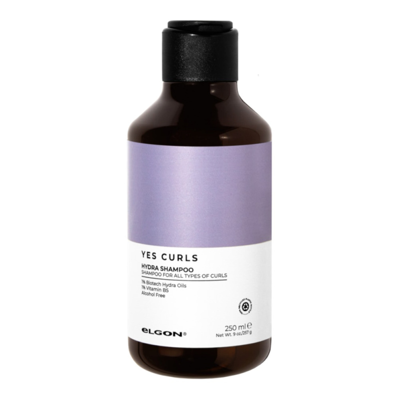 ELGON YES CURLS kosteuttava shampoo kiharille hiuksille HYDRA, 250 ml