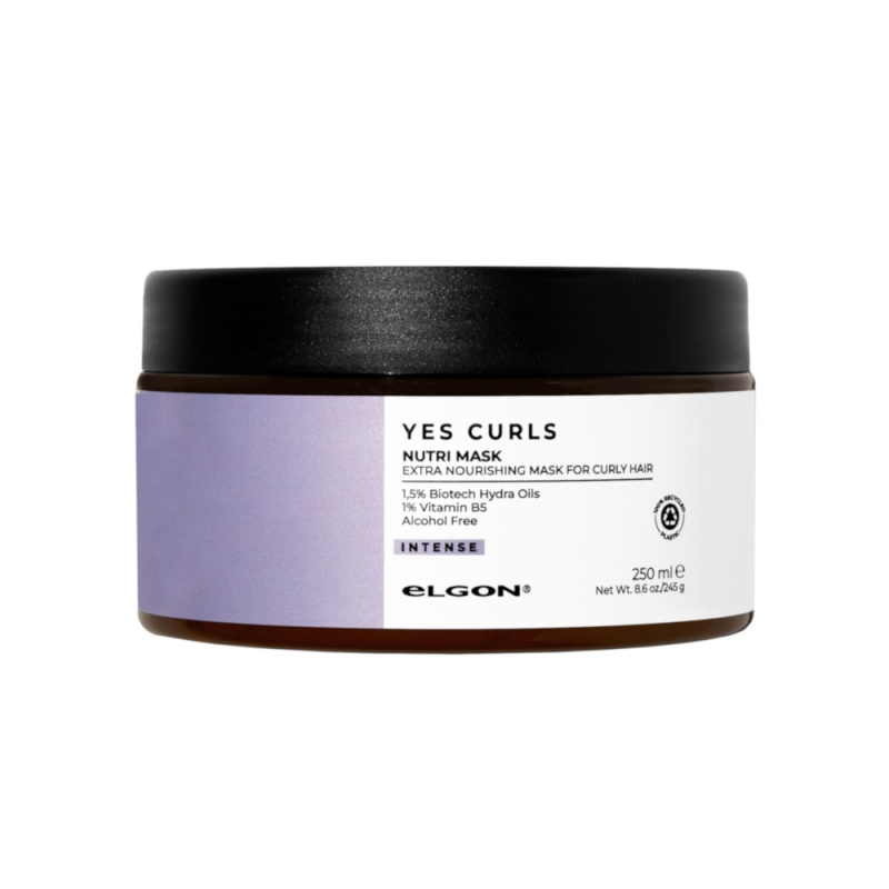 ELGON YES CURLS maitinamoji kaukė garbanotiems plaukams NUTRI, 250 ml