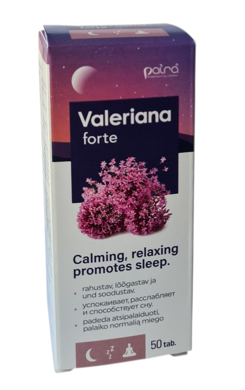 Valerijonas forte 200mg N50, tabletės - Pažeista pakuotė