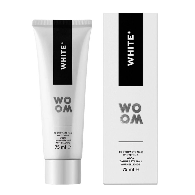 WOOM balinamoji dantų pasta WHITE+, 75 ml