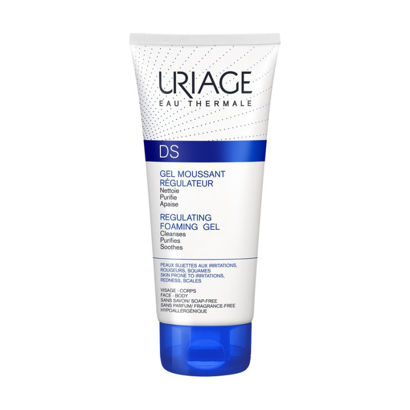 URIAGE, D.S. valomasis gelis sausai ir sudirgusiai odai, 150 ml - Pažeista pakuotė