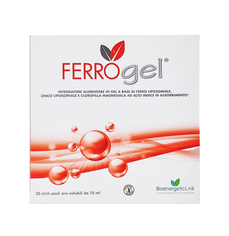 Maisto papildas su saldikliu FERROgel®, 30 pak.