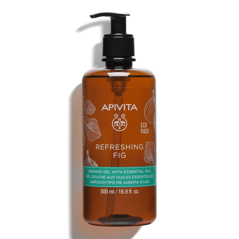 APIVITA, prausiklis su figomis, gaivinamasis, 500ml