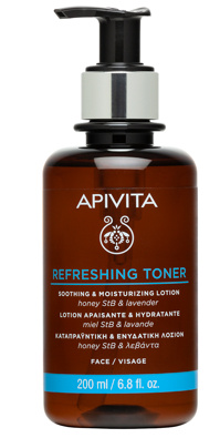 APIVITA, veido tonikas, su levandomis ir medumi, 200ml