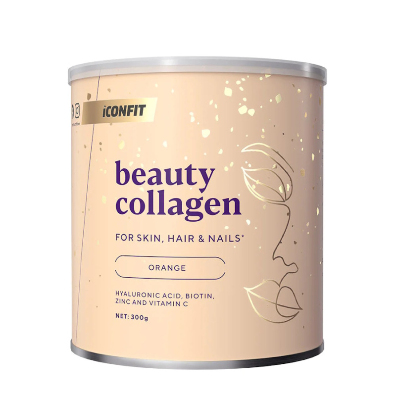 ICONFIT, Grožio kolagenas, apelsinų skonio, 300g