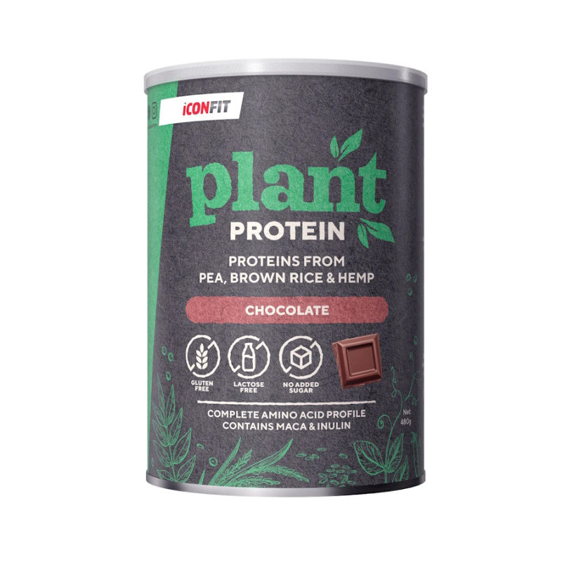 ICONFIT, Kasviproteiini, suklaanmakuinen, 480g