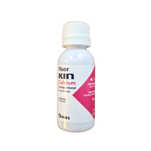 Mėg. KIN Burnos skalavimo skystis FLUOR CALCIUM, 30ml