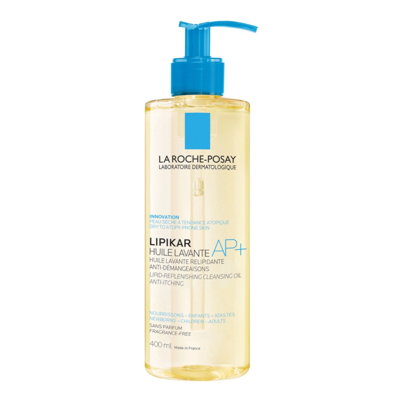 LA ROCHE-POSAY, aliejinis prausiklis LIPIKAR AP+, 400 ml