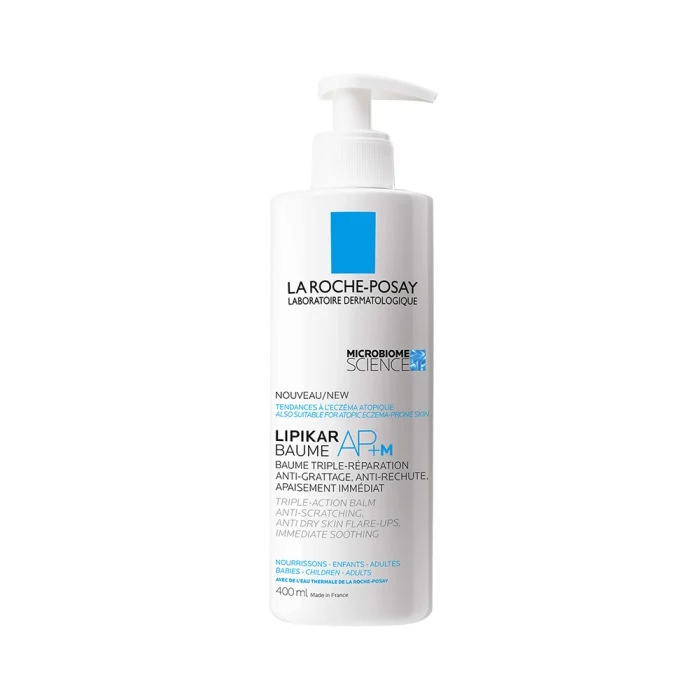 LA ROCHE-POSAY, balzamas sausai, į atopiją linkusiai odai LIPIKAR BAUME AP+M, 400 ml