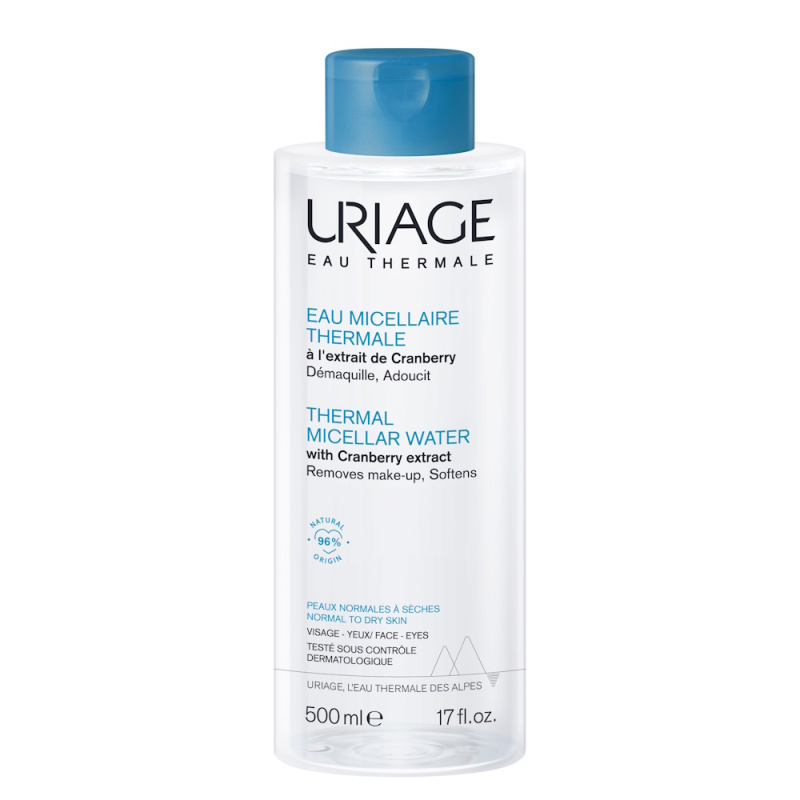URIAGE, valomasis micelinis vanduo normaliai ir sausai odai, 500ml