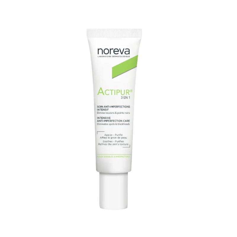 NOREVA, ACTIPUR 3 IN 1 priemonė nuo spuogų, 30 ml