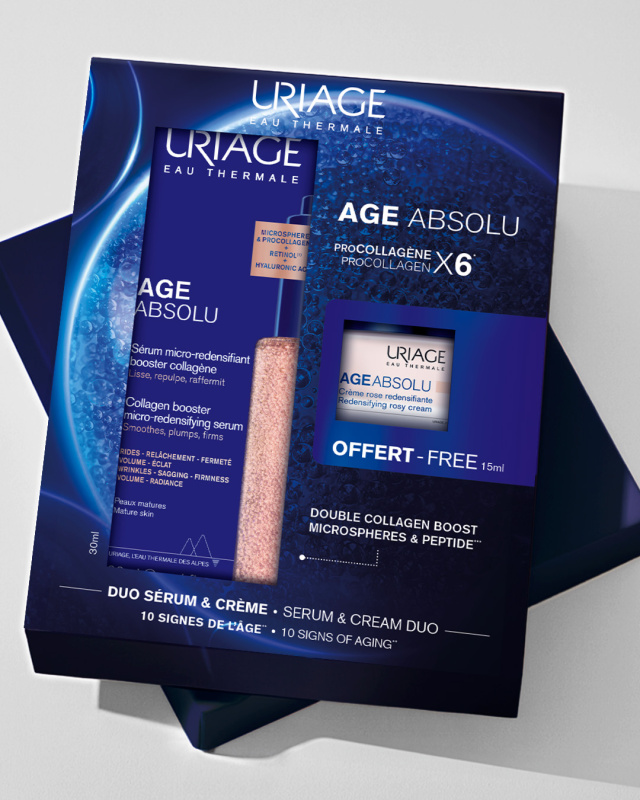Rinkinys URIAGE AGE ABSOLU (Booster 30ml+veido kremas 15ml)
