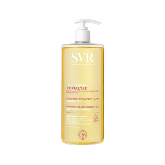 SVR, TOPIALYSE aliejinis prausiklis sausai, atopinei odai, 1000ml