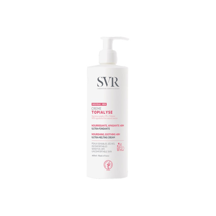 SVR, TOPIALYSE крем для тела для сухой, атопичной кожи, 400ml