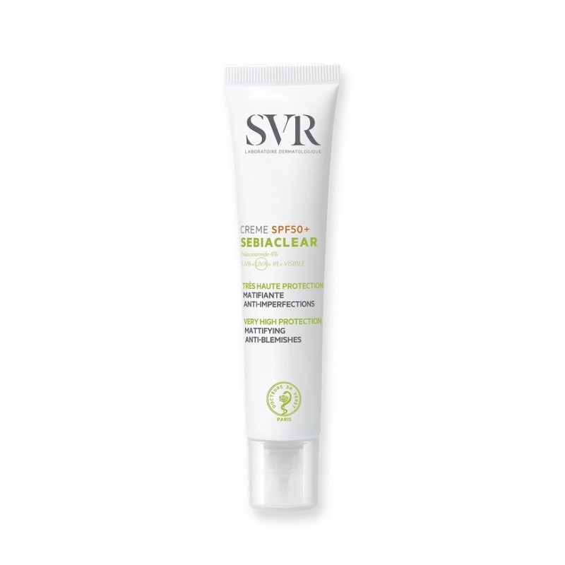 SVR, SEBIACLEAR intensyvaus poveikio veido kremas SPF50+,40ml