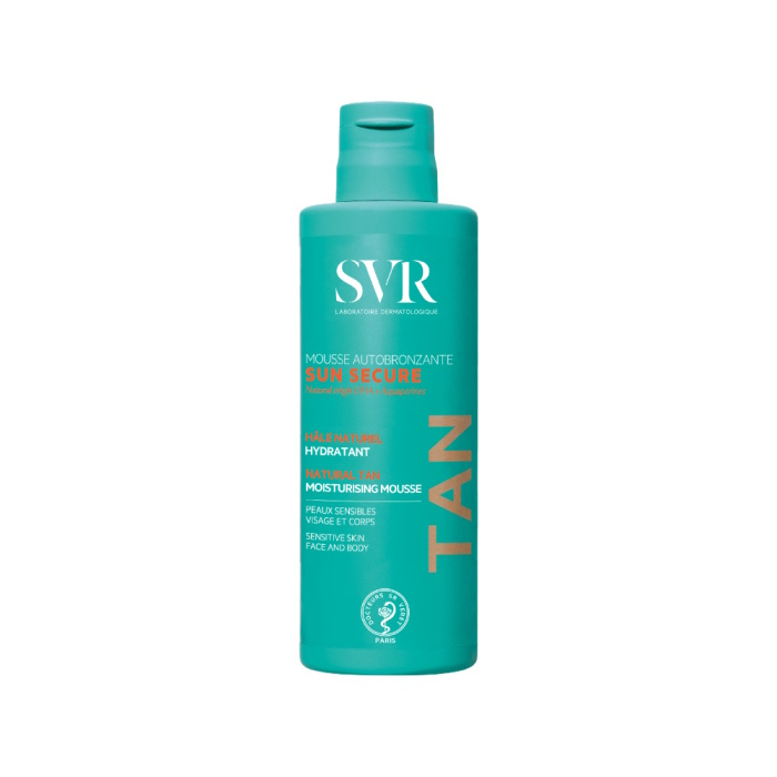 SVR, SUN SECURE savaiminio įdegio putos jautriai odai, 150 ml