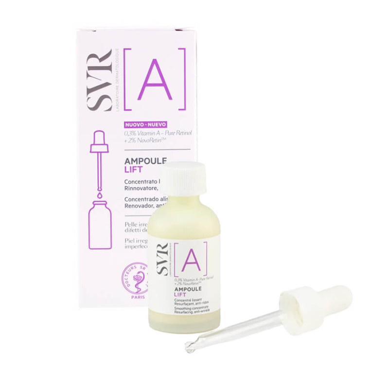 SVR, AMPOULE (A) LIFT stangrinamasis veido serumas su retinoliu, 30ml