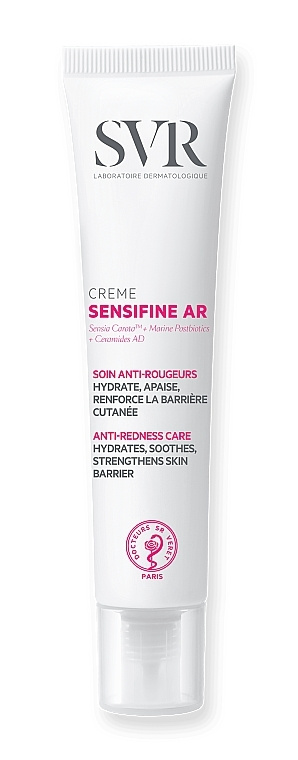 SVR, SENSIFINE AR veido kremas raustančiai odai, 40ml