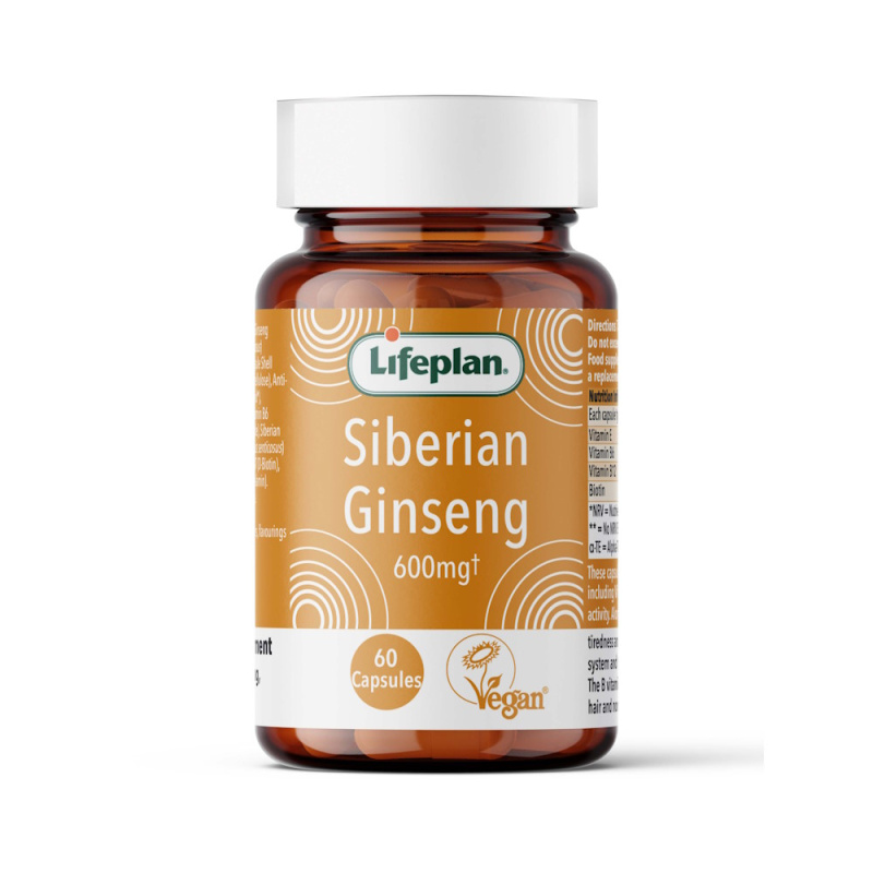 Siberian Ginseng, Lifeplan, kapselit, N60