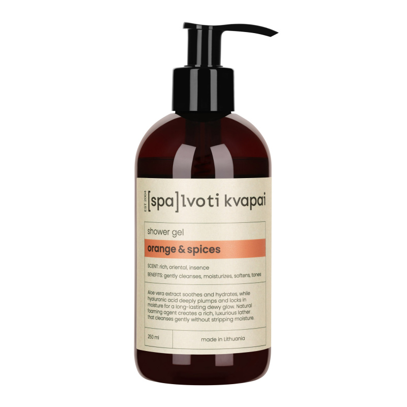 Żel pod prysznic KOLOROWE ZAPACHY Orange&Spices, 250 ml