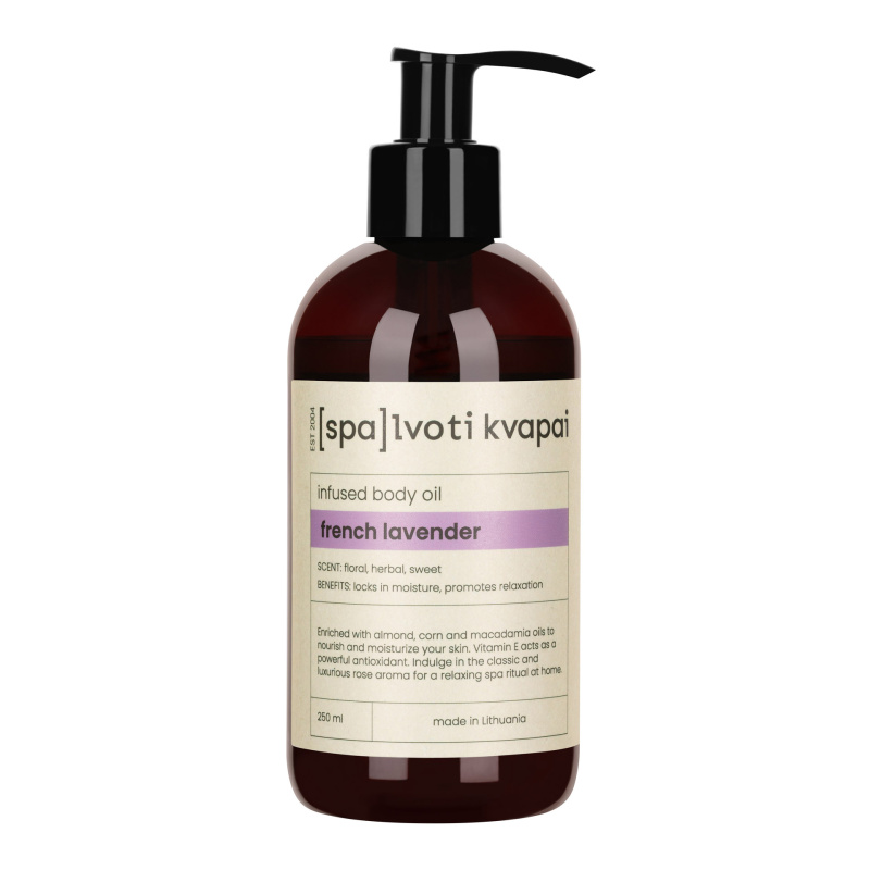 Kūno aliejus SPALVOTI KVAPAI French Lavender, 250ml