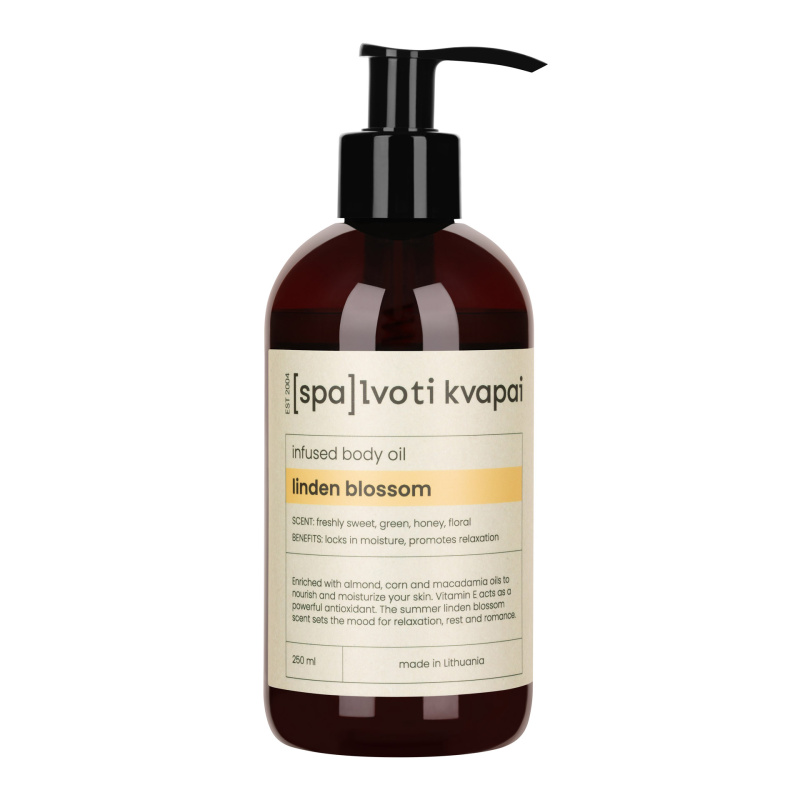 Vartaloöljy SPALVOTI KVAPAI Linden Blossom, 250 ml