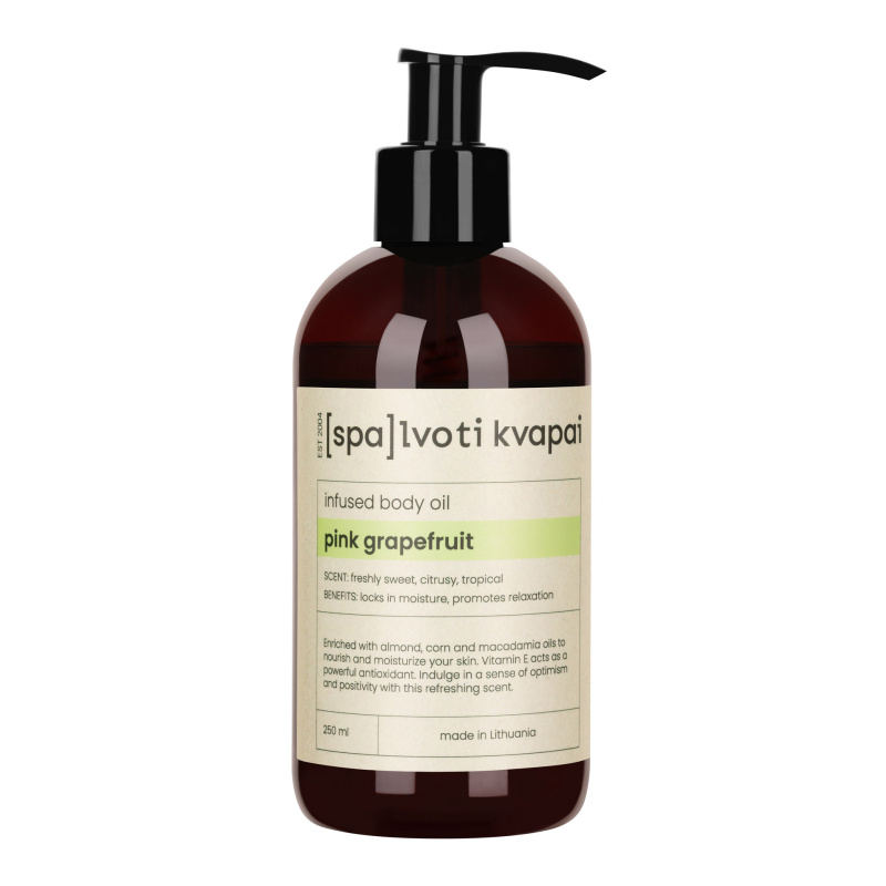 Kūno aliejus SPALVOTI KVAPAI Pink Grapefruit, 250ml