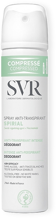 SVR, SPIRIAL purškiamas dezodorantas. 75ml