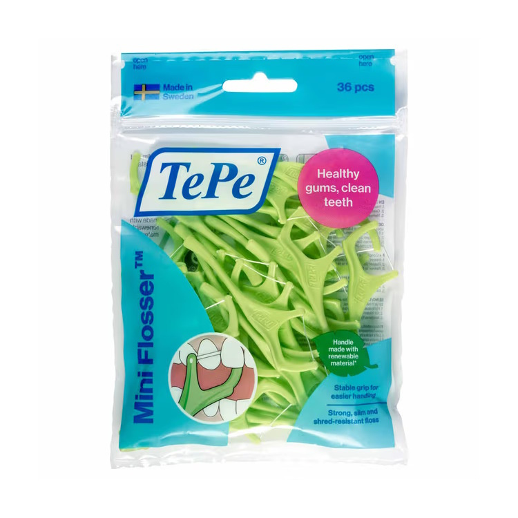TePe, tarpdančių valiklis Mini Flosser 36vnt.