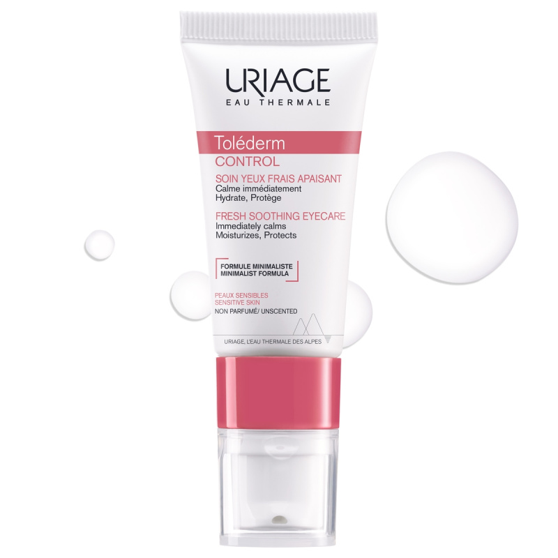 URIAGE, Tolederm Control kremas akių sričiai, 15ml
