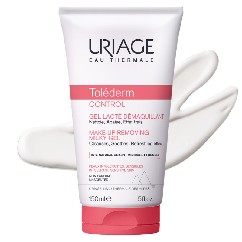 URIAGE, TOLEDERM CONTROL mleczny żel do demakijażu, 150ml