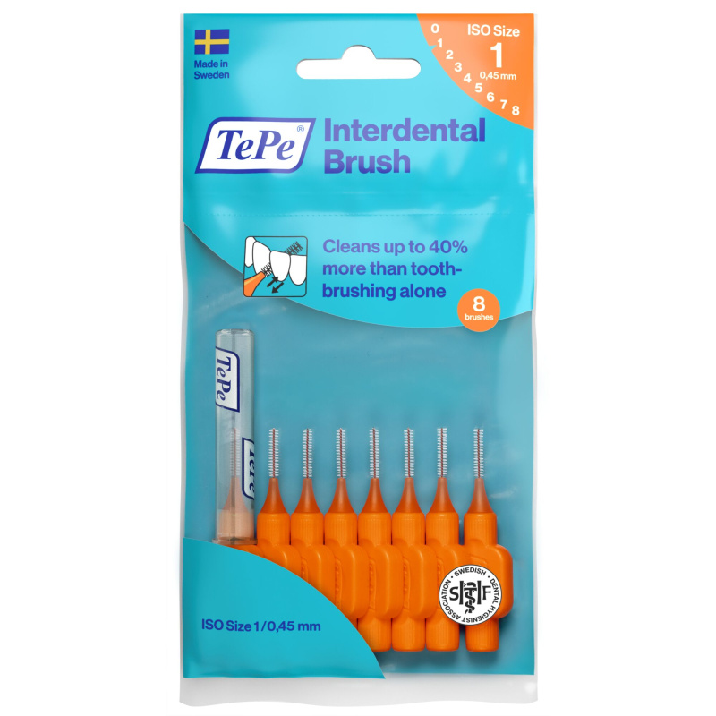 TePe Interdentaalharjad 0.45mm oranž N8