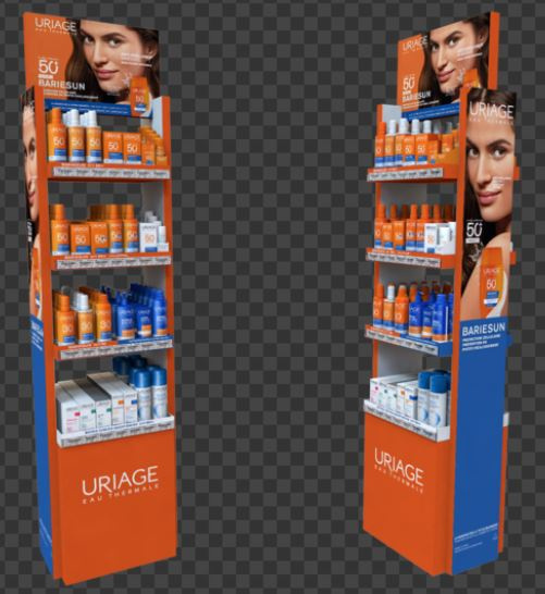 URIAGE shelf BARIESUN DISPLAY