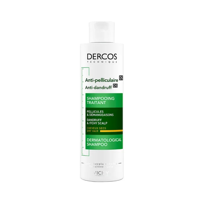 VICHY, šampūnas nuo pleiskanų sausai galvos odai DERCOS ANTI-DANDRUFF, 200 ml