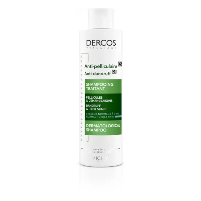 VICHY, šampūnas nuo pleiskanų N/R galvos odai DERCOS ANTI-DANDRUFF, 200 ml